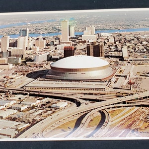 Cartão postal LA vista aérea de Nova Orleans, Louisiana