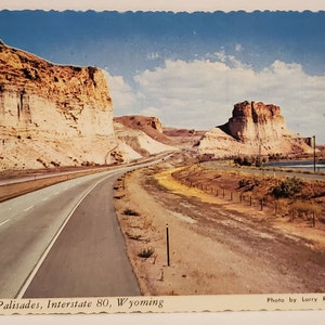Cartão Postal WY The Palisades I - 80 Wyoming