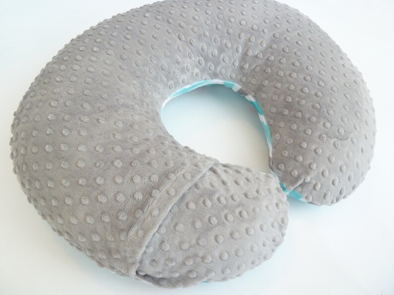 Minky Nursing Pillow Cover. Front is Pictured in SMD Dream Big Etsy
