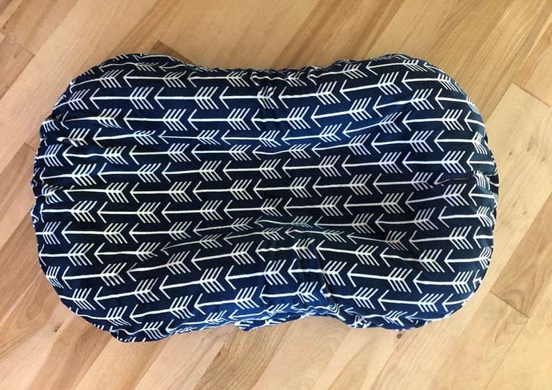 Infant Cuddle Lounger Cover. Navy Arrow. Handmade. Etsy