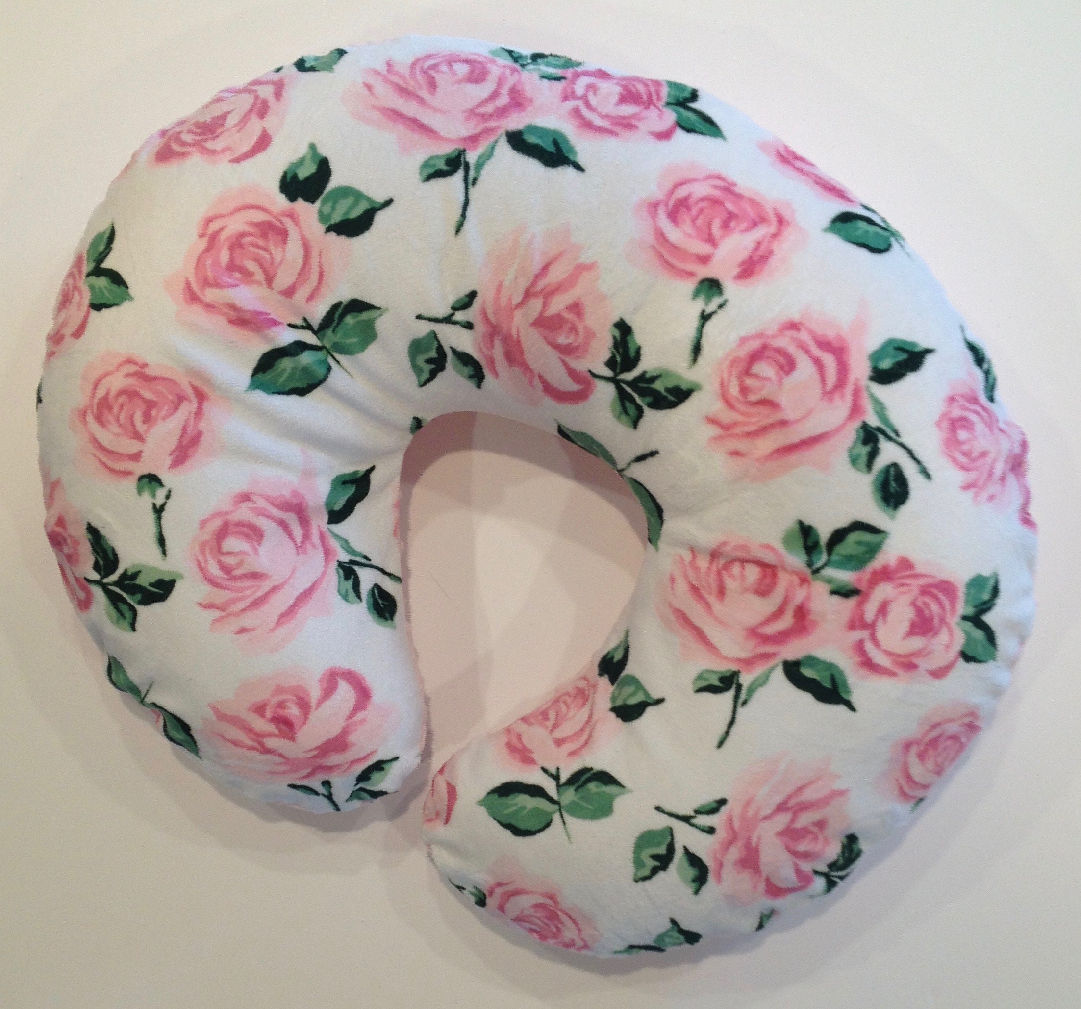 Infant Cuddle Lounger Cover. Pink Rose Print. Handmade. Etsy