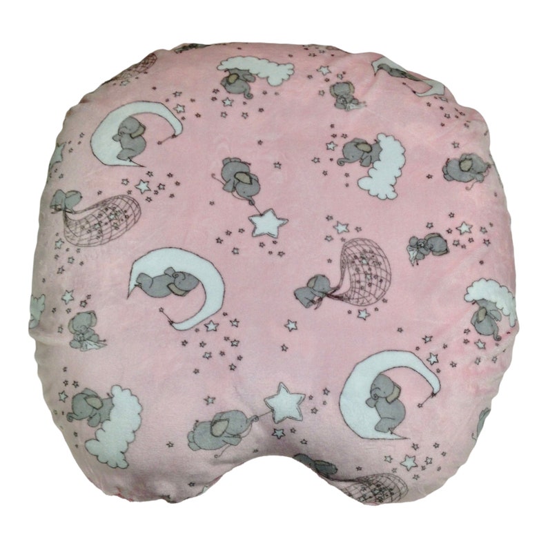 Minky Nursing Pillow Cover. Front is Pictured in SMD Dream Big Etsy