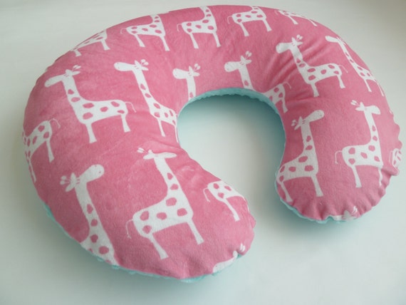 boppy pillow pink giraffe