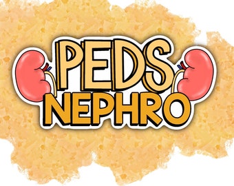Pediatric Nephrology Sticker: Peds Nephro Kidney Doctor Gift