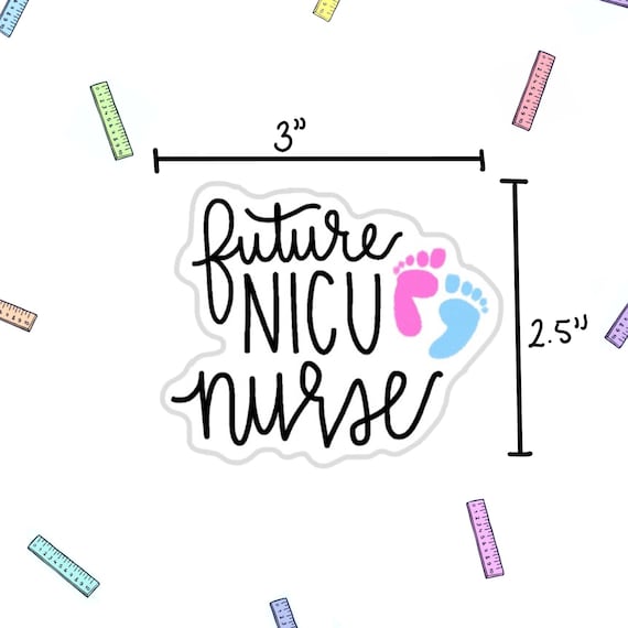 Future Nurse Sticker, Gift for Nursing Student, Healthcare