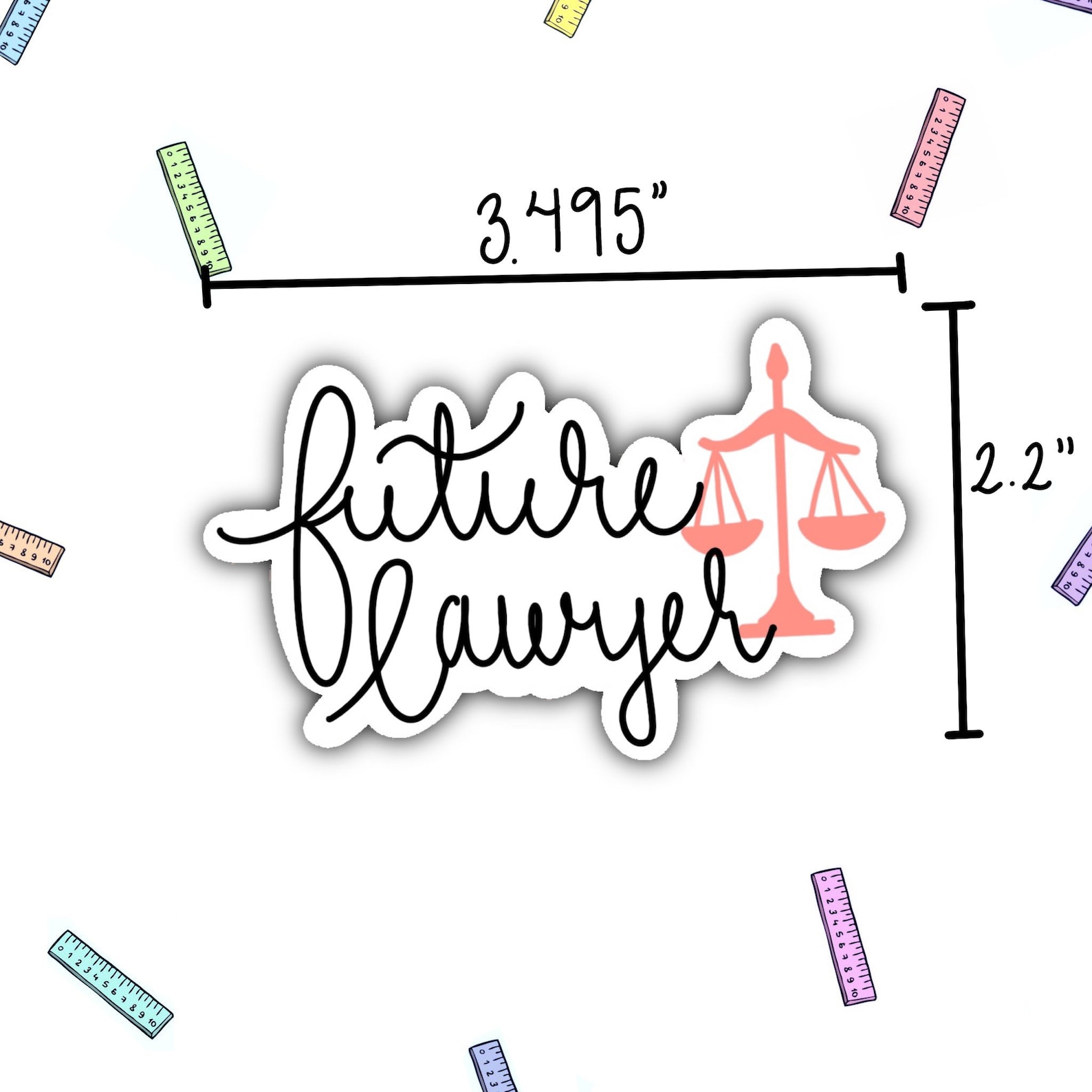Future Lawyer Sticker Gifts for Pre Law Students Pre Law Etsy