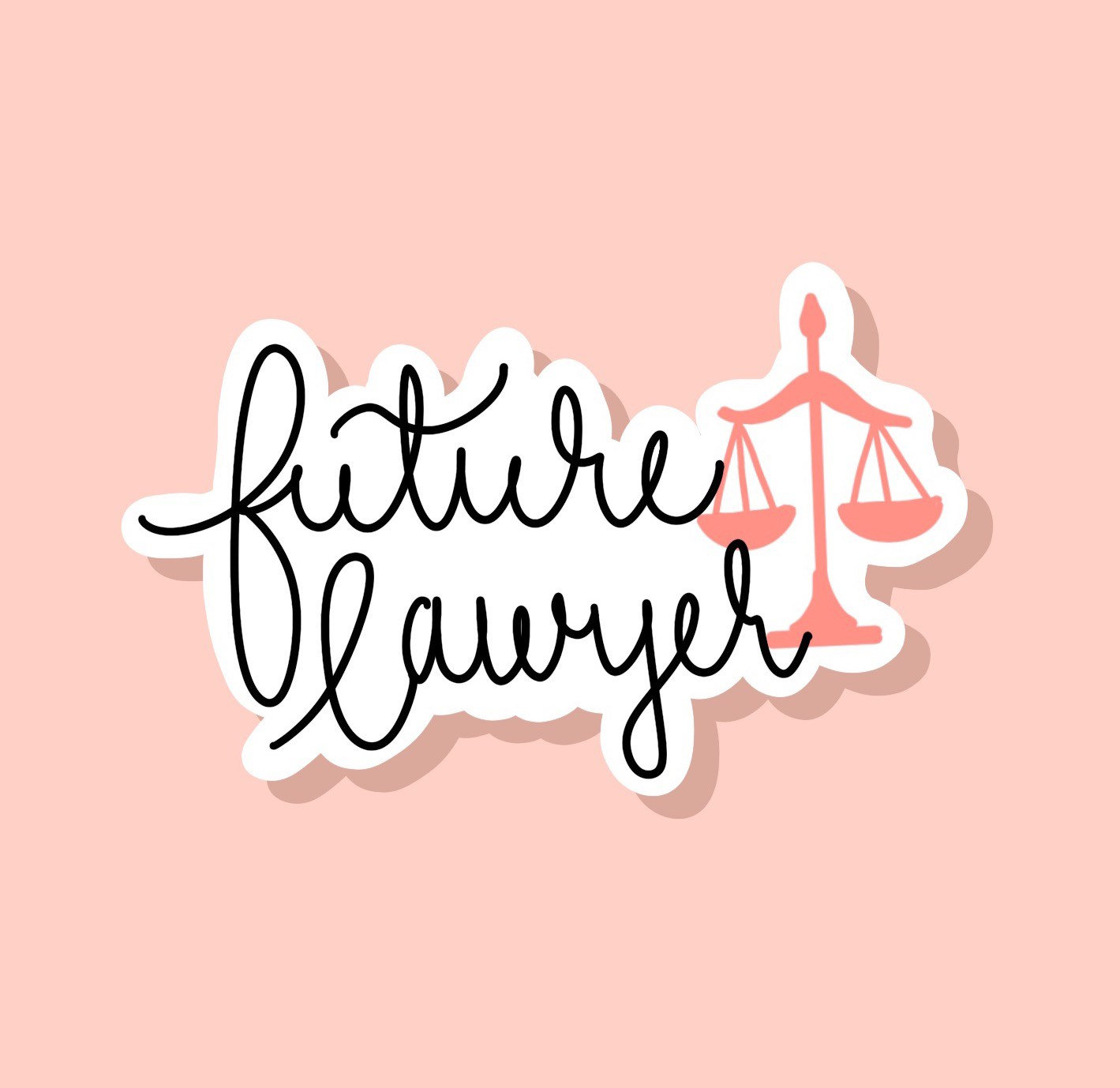 Future Lawyer Sticker Gifts for Pre Law Students Pre Law Etsy