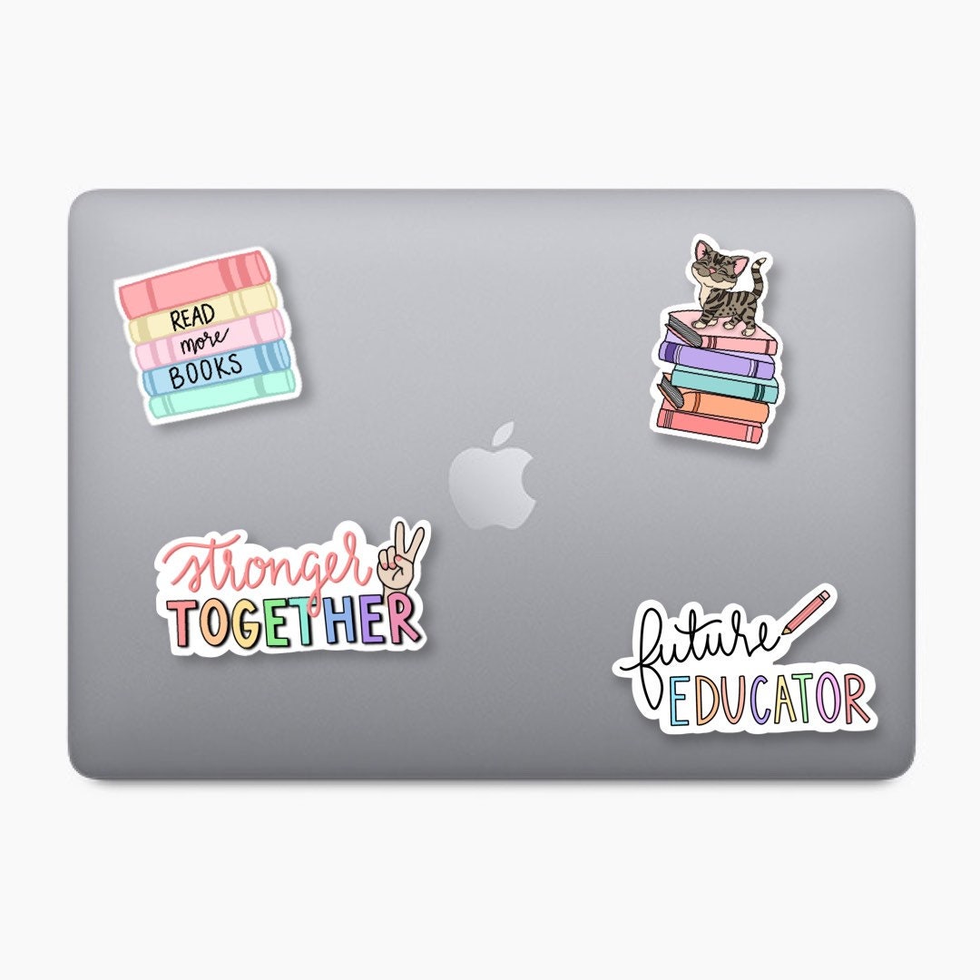 Teach Backpack Sticker Teacher Vinyl Sticker, Laptop Sticker Decal, T –  The Bookish Moment