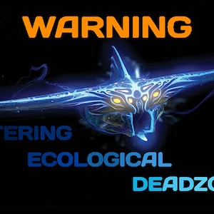 Subnautica Ecological Deadzone Ghost Leviathan Cross Stitch Pattern