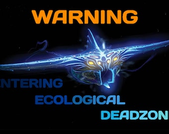 Subnautica Ecological Deadzone Ghost Leviathan Cross Stitch Pattern