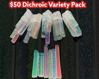 5oz. Variety Packs  - Dichroic Cane - Borosilicate Glass