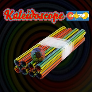 Kaleidoscope Vac Stack Tubing Borosilicate glass COE 33 Linework image 2
