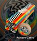Rainbow Zebra - Vac Stack - Colored Borosilicate Glass Tubing - COE 33 