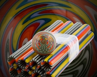 Glass Pipe Devardi Glass COE 33 Borosilicate Tubing - 5 Colored Boro Tubes 12" Each For Lampworking Glass Tube Green Jewelry Making Beads - Foto 9