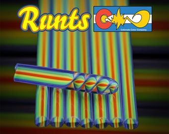 Runts - Filigree Cane - Borosilicate glass  - COE 33