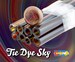 Tie Dye Sky - Vac Stack - Colored Borosilicate Glass Tubing - COE 33 