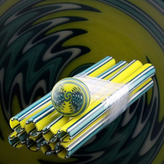 Devardi Glass COE 33 Tubo Boro, 10 Tubi Borosilicato Colorati 12 Funzionamento Lampada