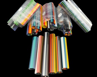 Variety Packs  - 1 Pound Classics Series - "Shorts" - Vac-stack - Colored Borosilicate Glass Tubing