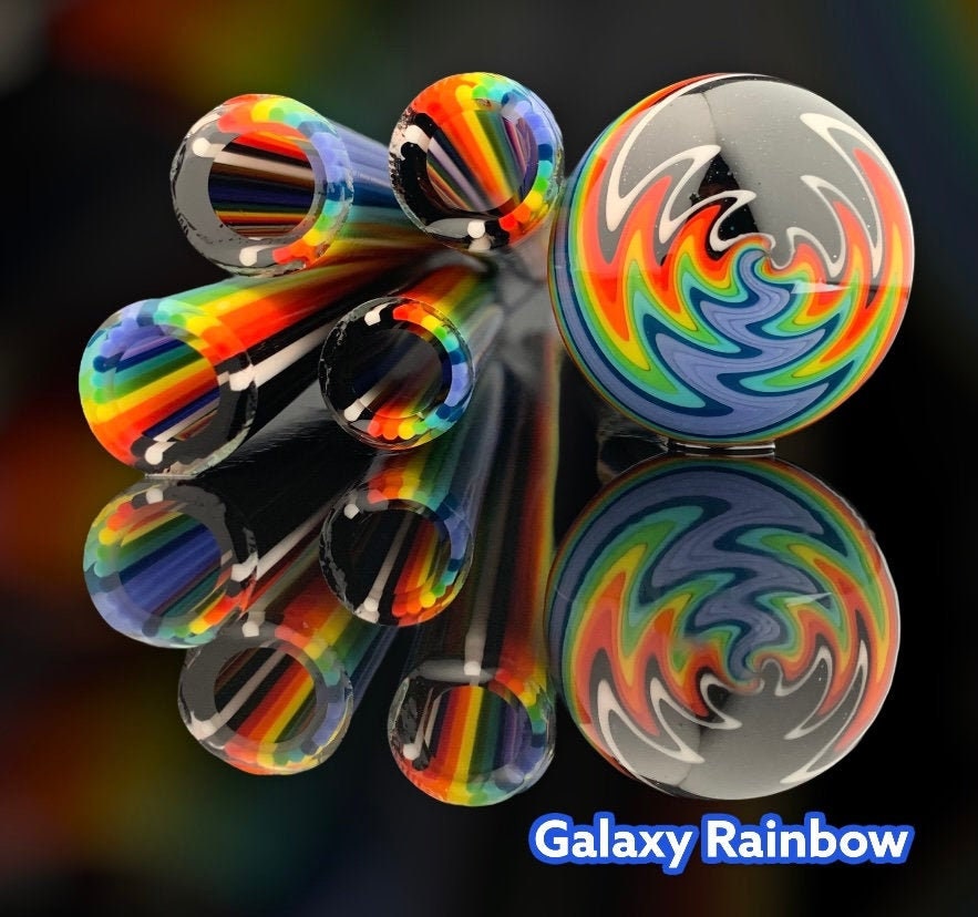 Galaxy Rainbow - Vac Stack -  - Colored Borosilicate Glass Tubing