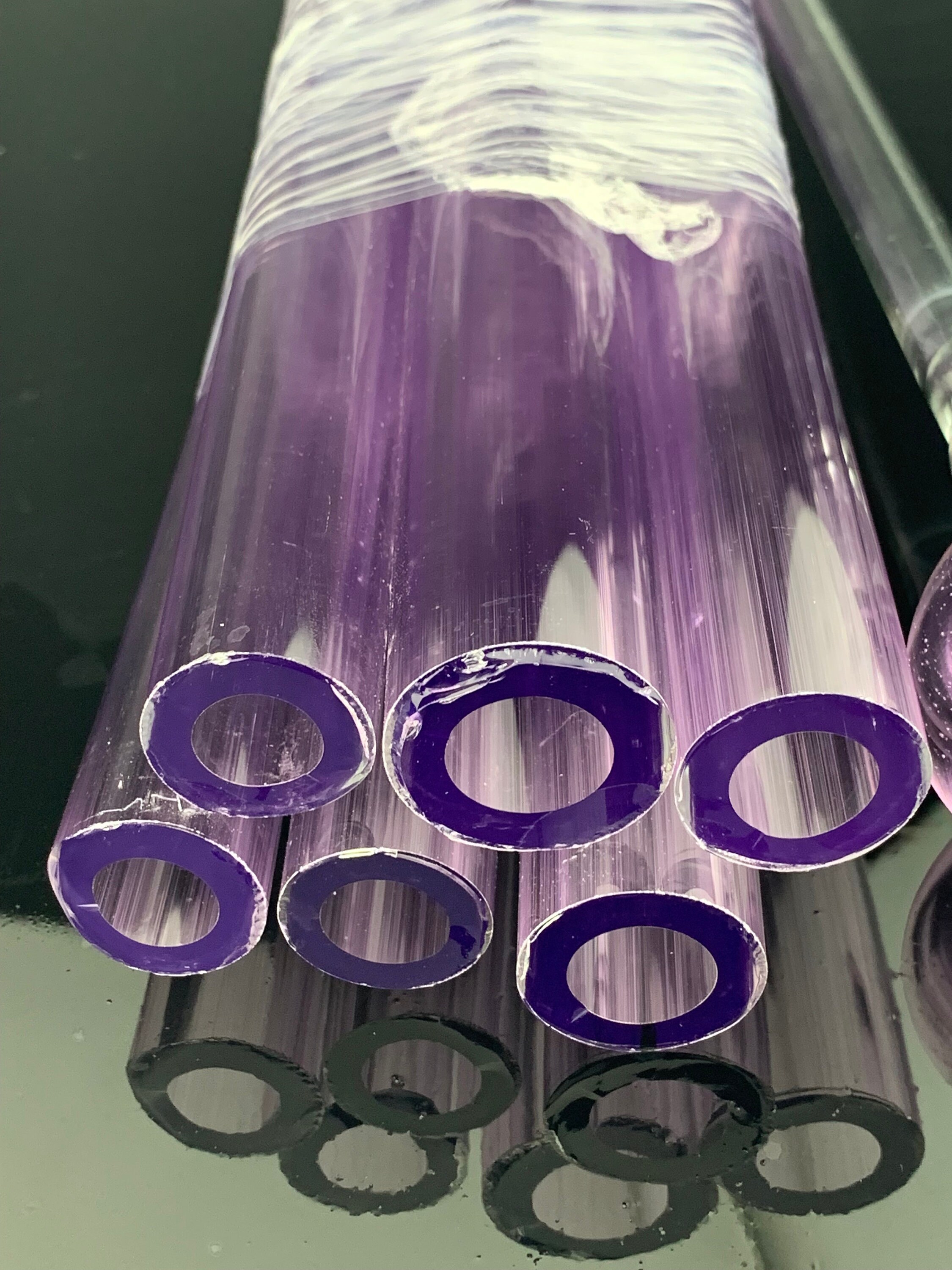 Candy Rain Vac Stack Borosilicate Glass Tubing Etsy