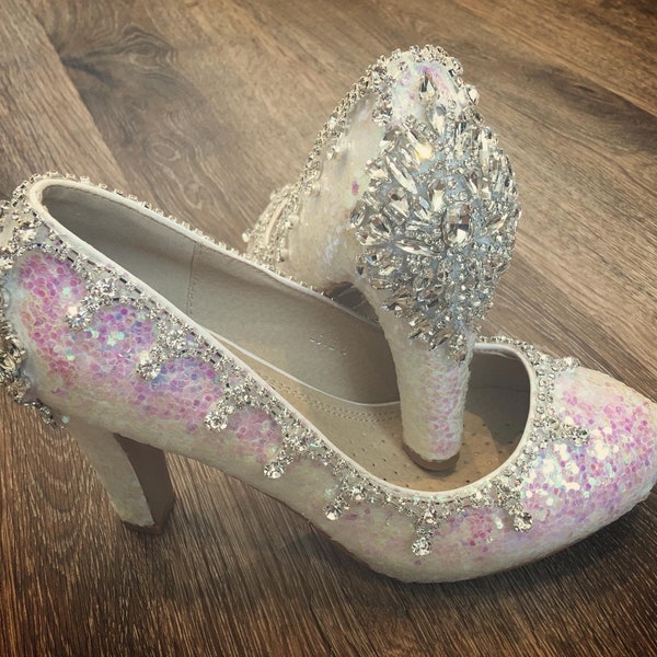 Iridescent Heels Etsy