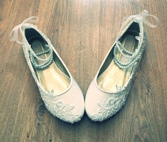 lace ballet pumps