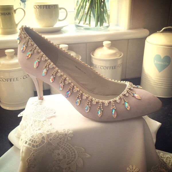 Iridescent Heels Etsy