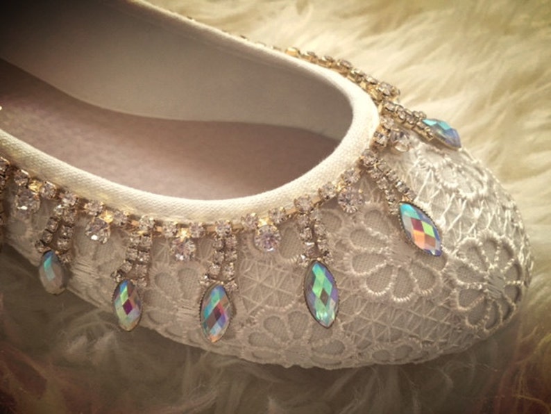 Silk Rhinestone Flannel Pumps