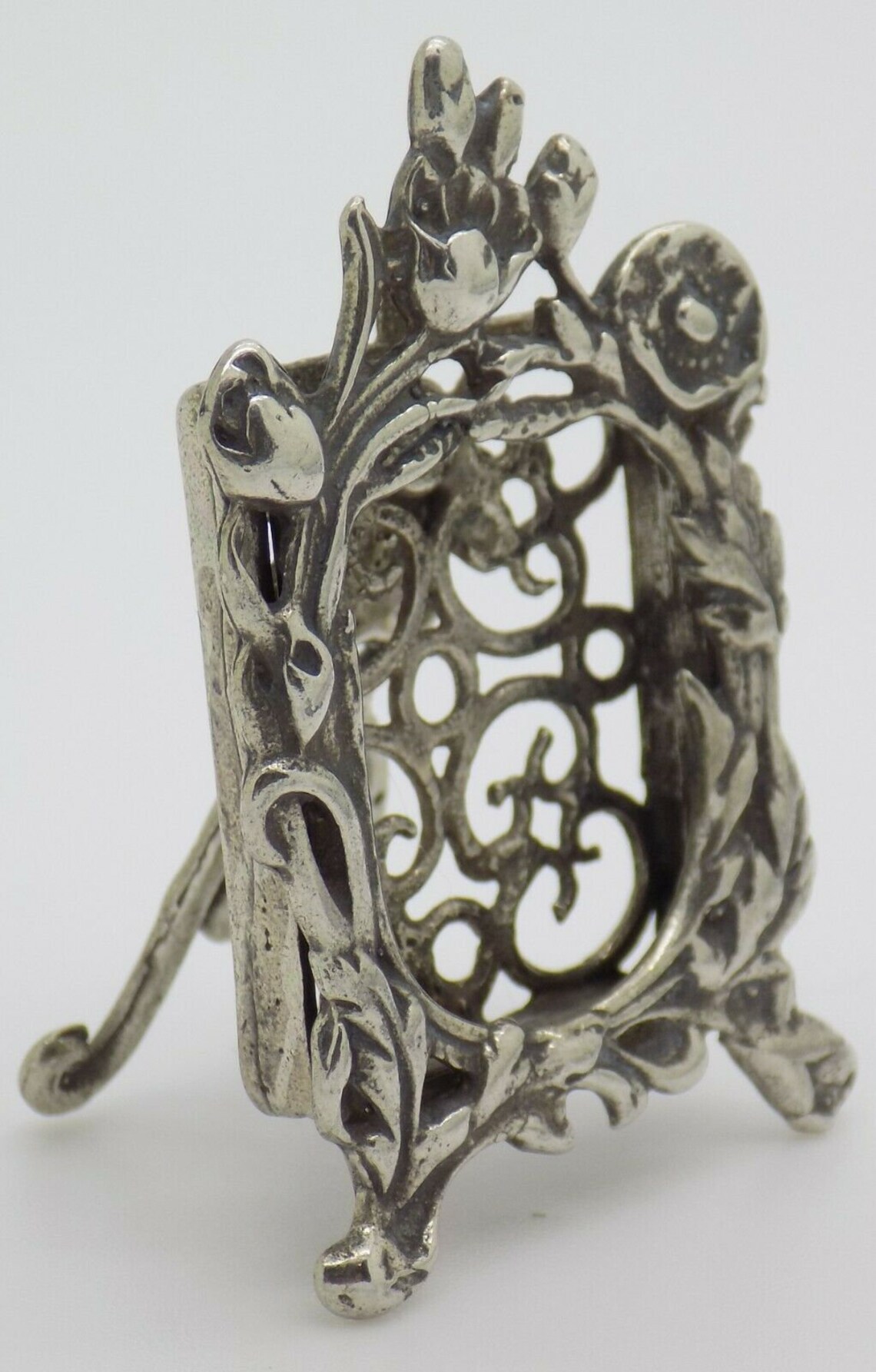 Vintage Solid Silver Italian Made Usable Mini Frame Figurine Etsy