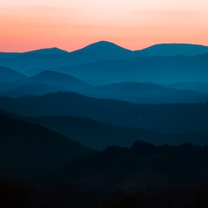 Appalachian Sunset (Blue Ridge Mountains) | Landscape | Photography | North Carolina | Fine Art | Print