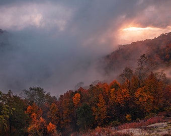 Great Smoky Mountain Sunrise (Blue Ridge Mountains) | Landscape | Photography | North Carolina | National Park | Fine Art | Print