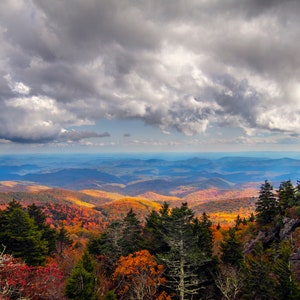 Grandfather Mountain Fall (Blue Ridge Mountains) | Landscape | Photography | North Carolina | Blue Ridge | Mountains | Fine Art | Print