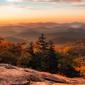 Blue Ridge Sunrise (Blue Ridge Mountains) | Landscape | Photography | NC | North Carolina | Parkway | Mountains | Fine Art | Print