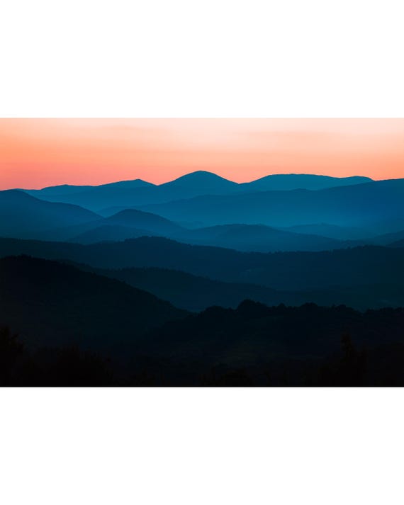 Appalachian Sunset (Blue Ridge Mountains) | Landscape | Photography | North Carolina | Fine Art | Print