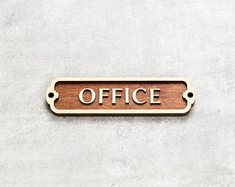 Office Door Sign, Toilet Door Sign, Door Plaque, Vintage Style, Railway Style, Retro Style, Cabin Sign, Door Plate, Bathroom