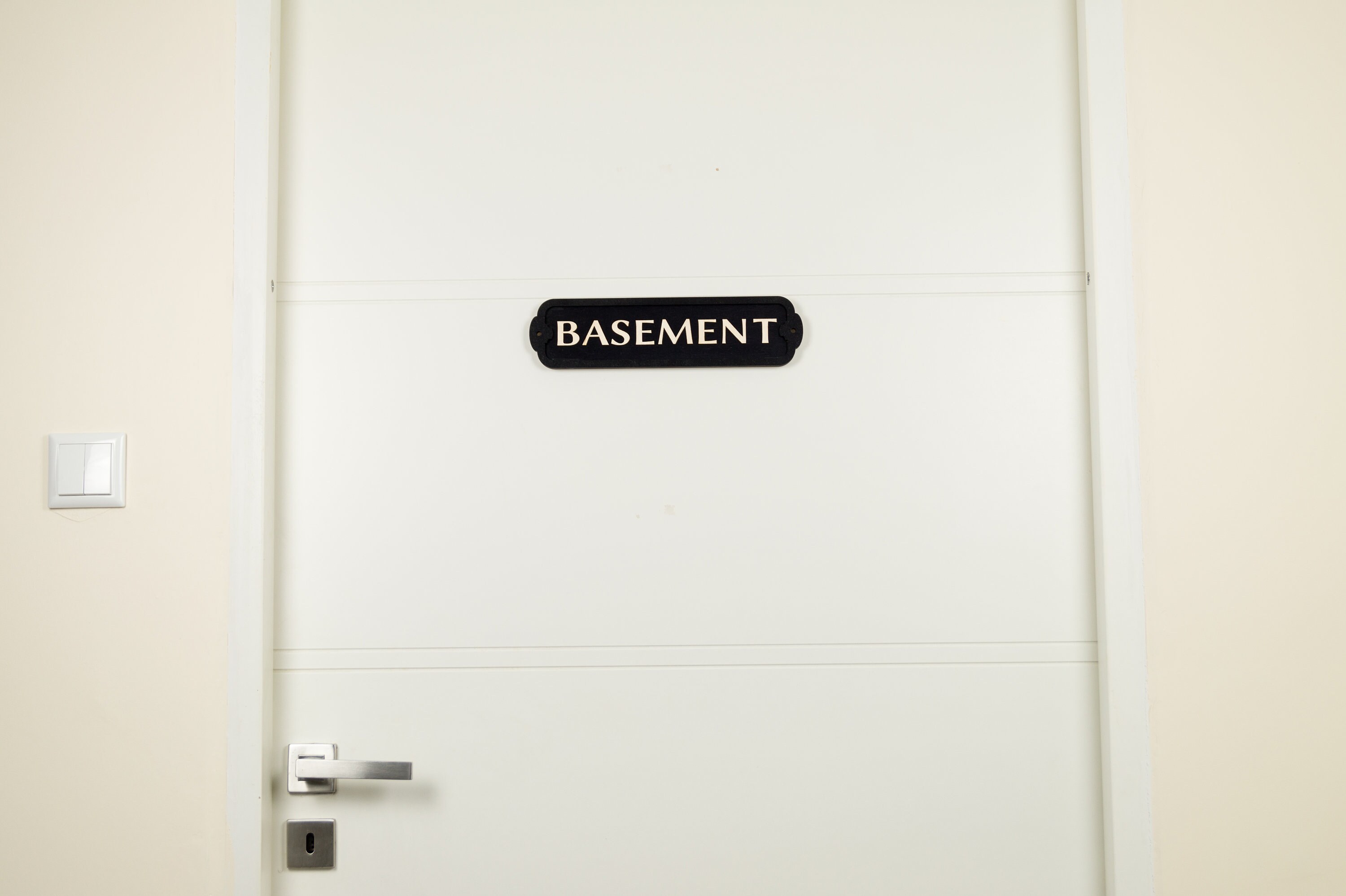 Basement Door or Wall Sign (indoor Use). Retro Style Wood Sign. Home or ...