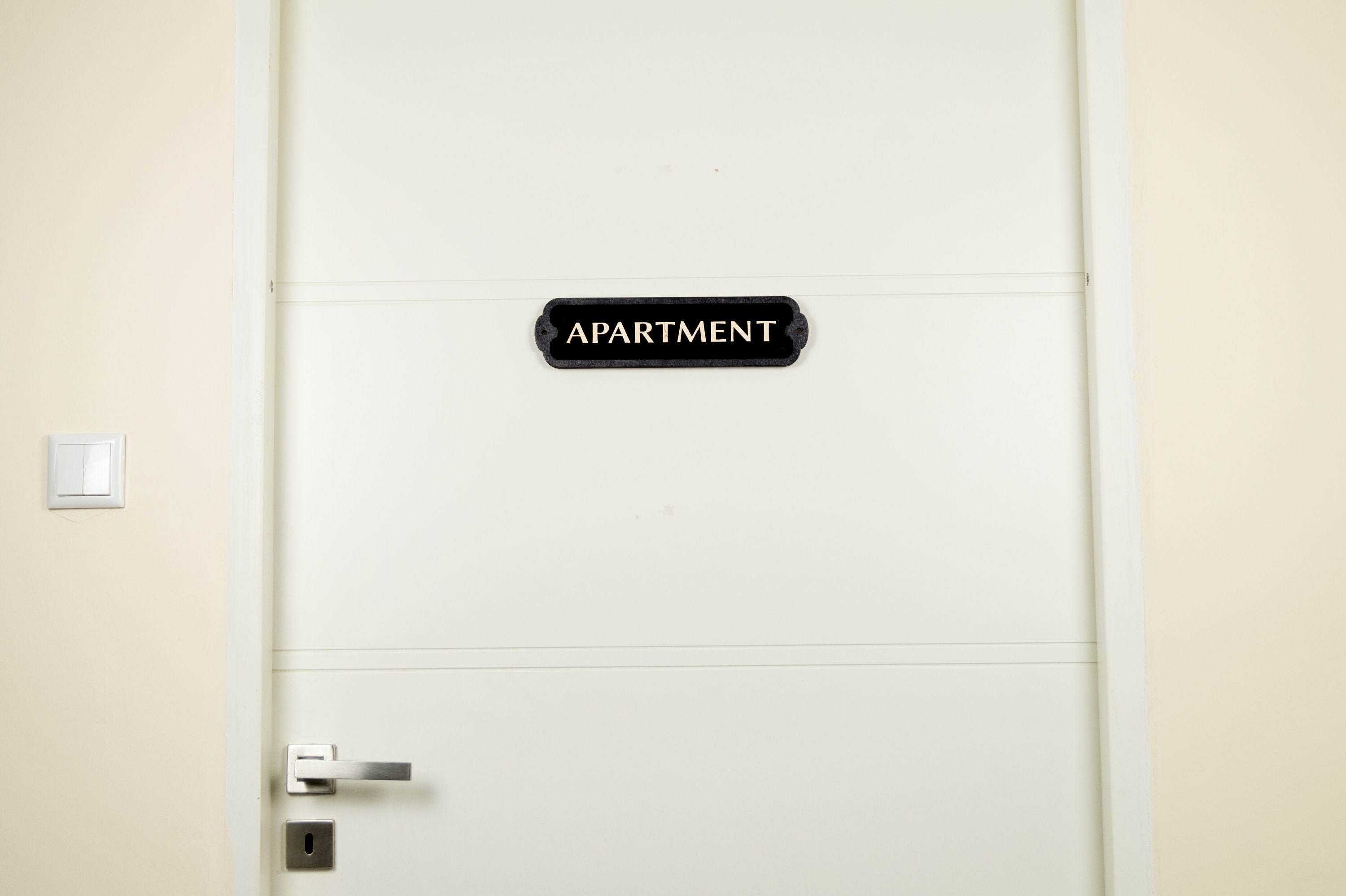 Apartment Door or Wall Sign indoor Use. Retro Style Wood Etsy
