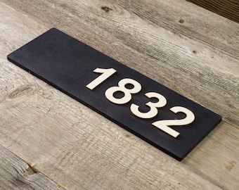 Door Number Wooden Sign. Hotel Signage. Company Signage. Room Number Plaque.