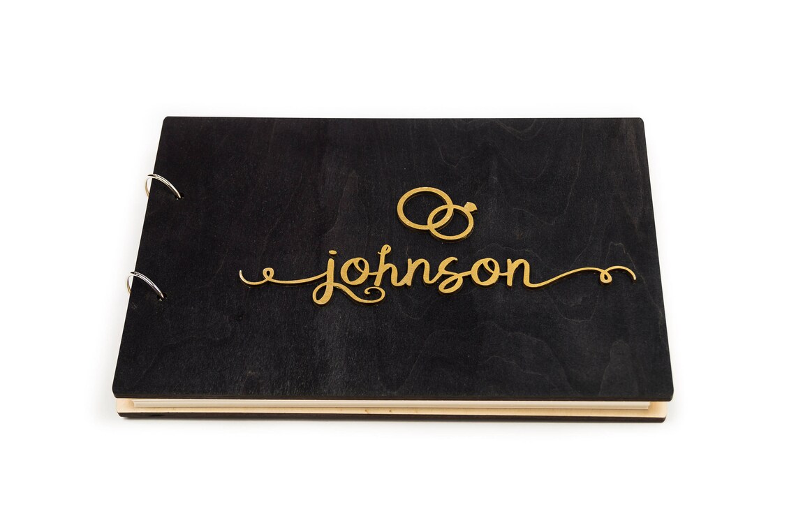 Rustic Wedding Guest Book Custom Guest Book Wooden Guest Etsy