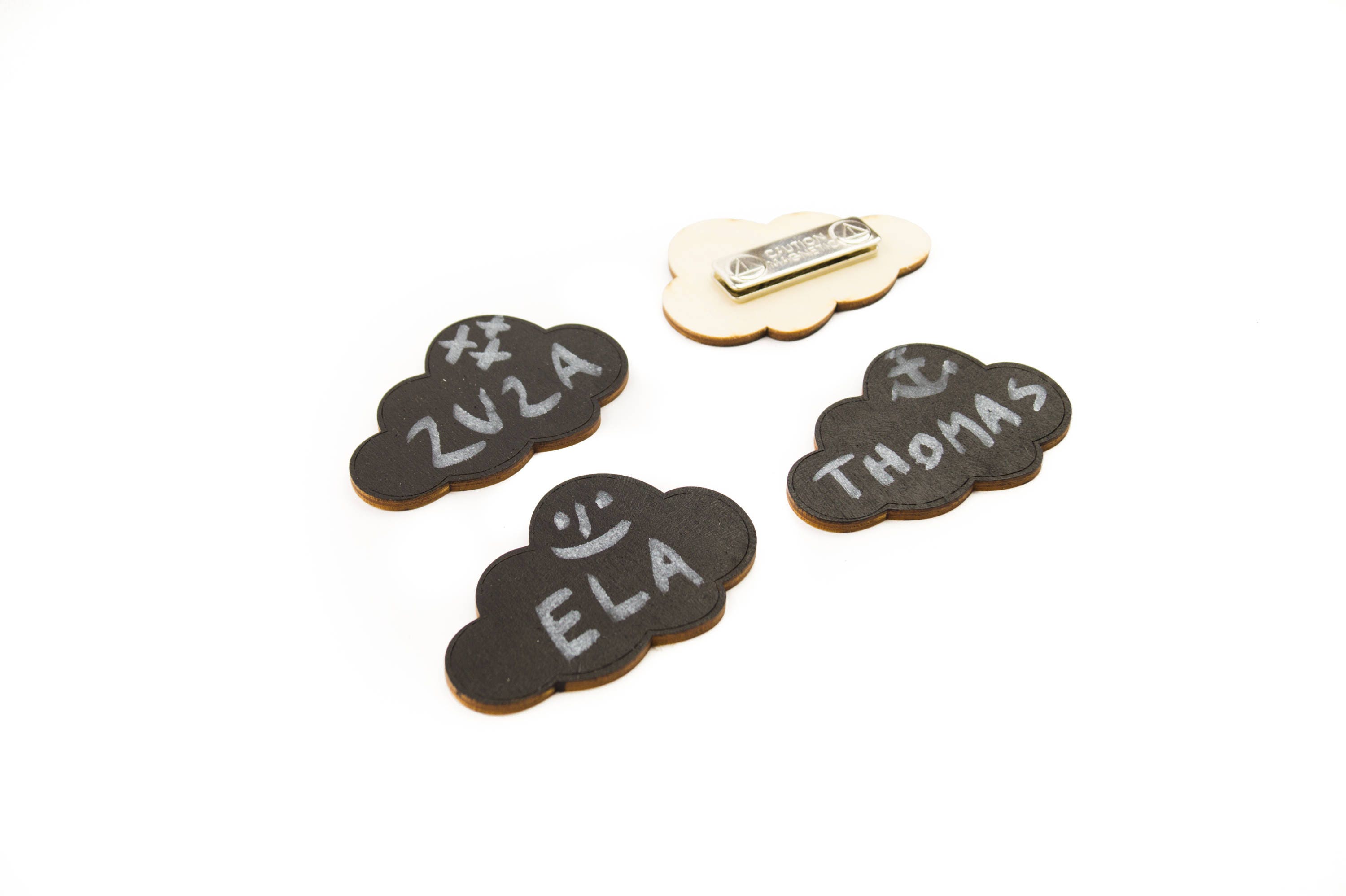 10 pcs. set, Chalkboard Magnetic Name Tags, Name Tags, Name Badges, Reusable Name Plate, Plaque, Office, Party, Birthday, Wedding, Corporate