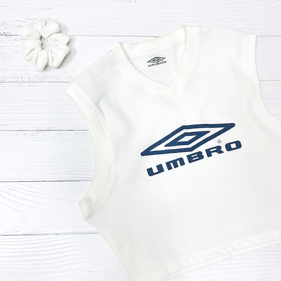 White Crop Top Umbro Tank Top With 