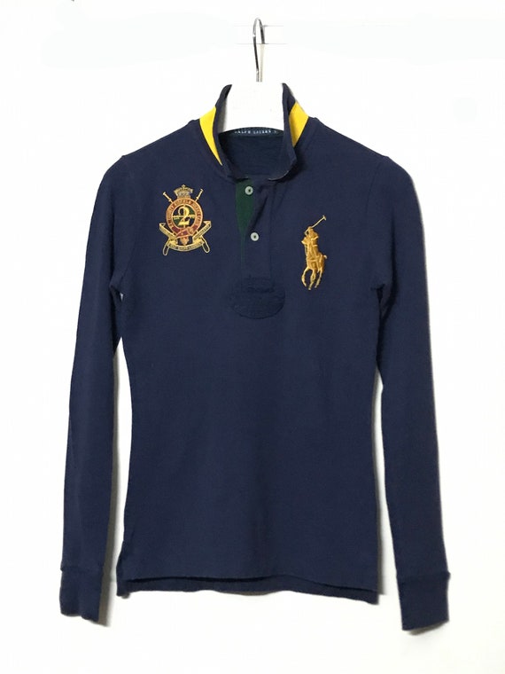 Ralph Lauren Polo Shirt County Riders & Jockey Club Long Ralph Lauren Polo Shirt County Riders & Jockey Club Long