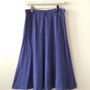 Linen Skirt M/L Kaisa High Waisted Skirt Polka Dot | Etsy