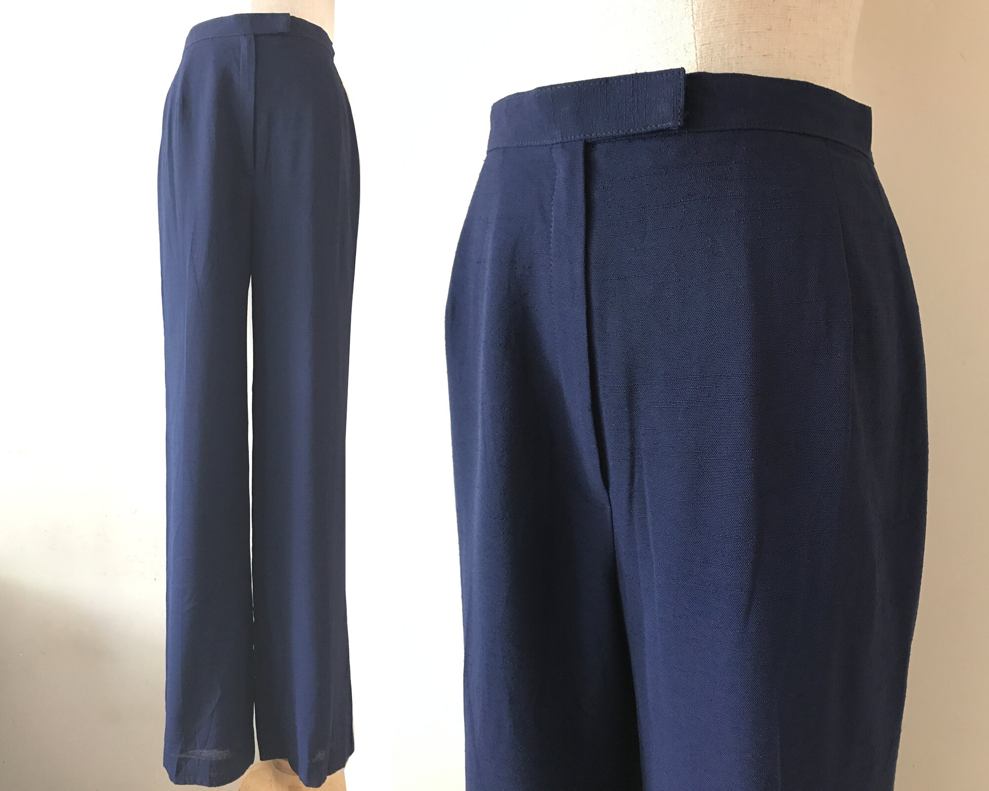 Vintage Trousers Straight Leg Pants 