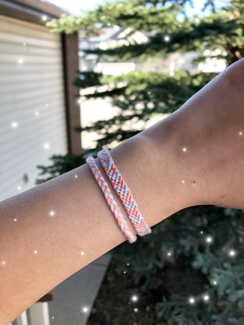 Cotton candy bracelet Etsy