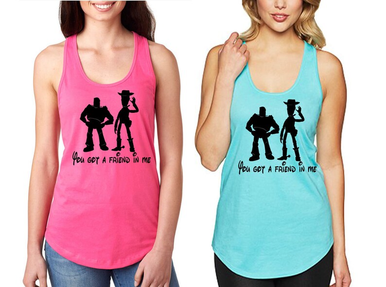 Women's Disney Shirt Toy Story Buzz Lightyear and Woody Etsy