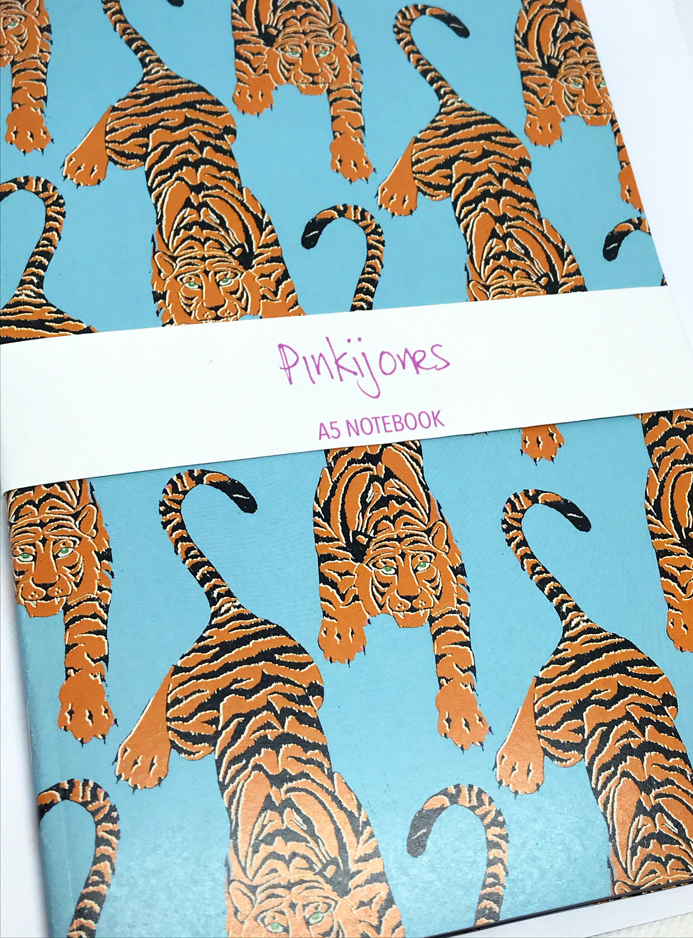 A5 Notebook Tigers notepad journals books Etsy