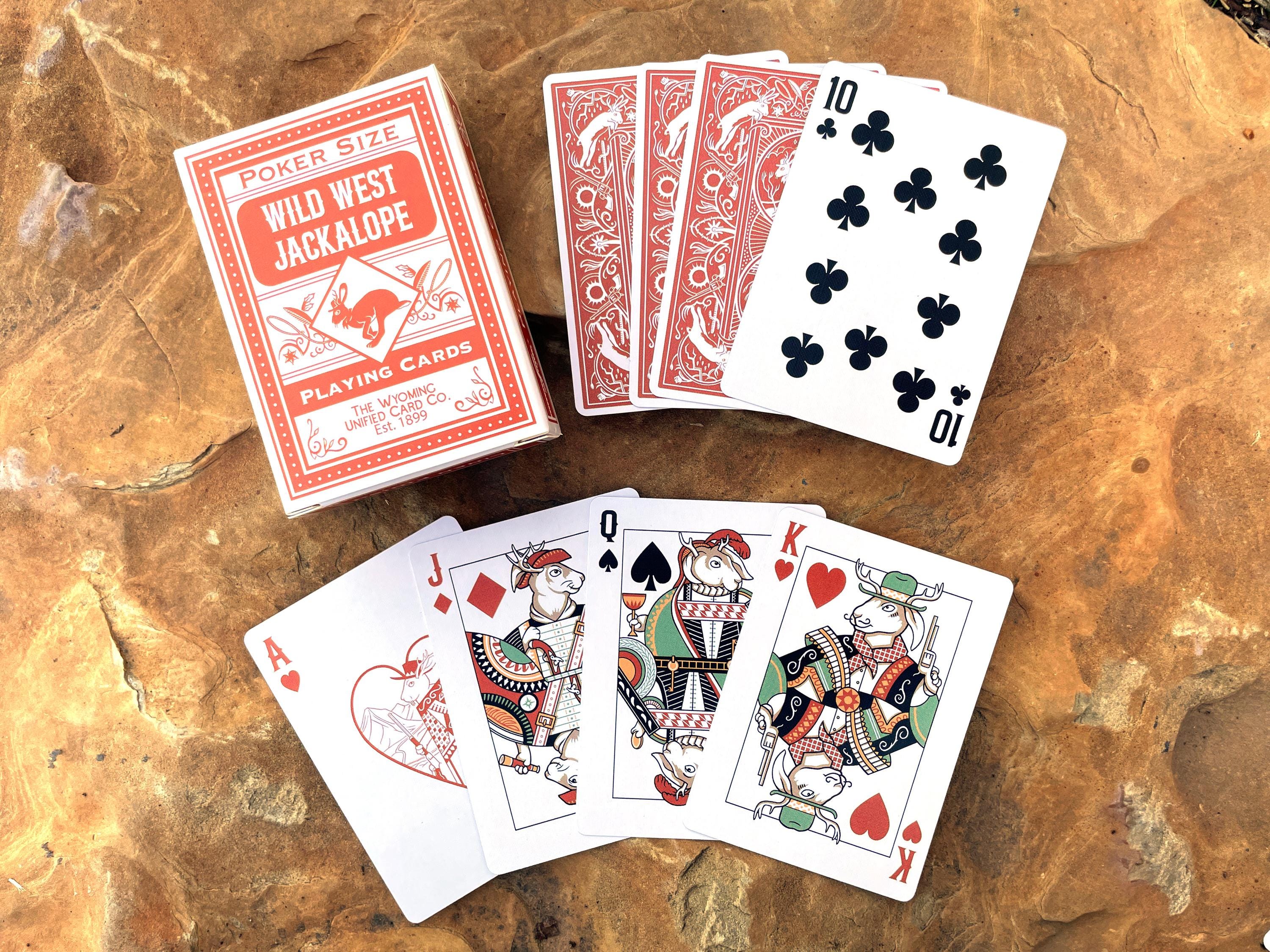 Wild West Jackalope Playing Cards - 52 Card Deck, Poker Size