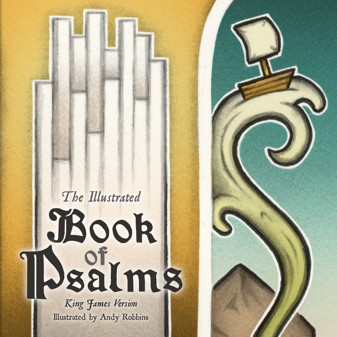 The Illustrated Book of Psalms - King James Version - Etsy