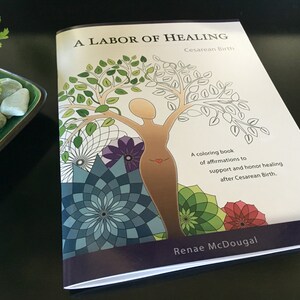 Cesarean Birth Coloring Book Affirmations for Postpartum | Etsy